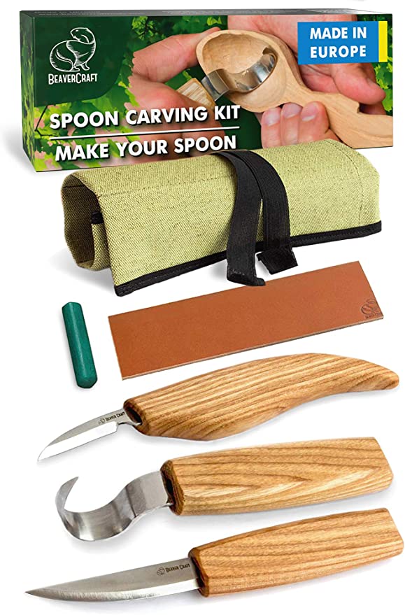 BeaverCraft S13 Wood Carving Tools Set for Spoon Carving